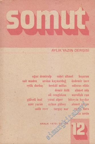 Somut Aylık Yazın Dergisi - Sayı: 12    1  Aralık