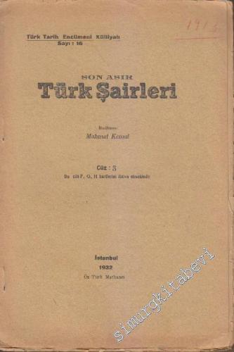 Son Asır Türk Şairleri - Cüz 3