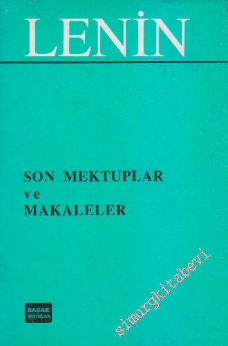 Son Mektuplar ve Makaleler -