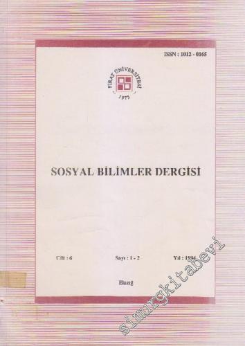 Sosyal Bilimler Dergisi - Sayı: 1 - 2  Cilt: 6