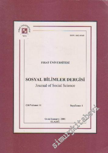 Sosyal Bilimler Dergisi - Sayı: 1  Cilt: 11    Ocak - January