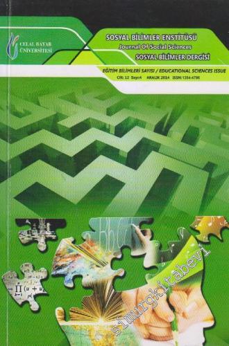 Sosyal Bilimler Enstitüsü Sosyal Bilimler Dergisi - Sayı: 4  12    Aralık
