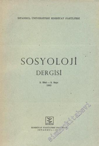 Sosyoloji Dergisi - 3. Dizi, Sayı 3