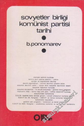 Sovyetler Birliği Komünist Partisi Tarihi -