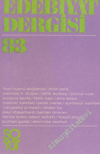 Soyut Aylık Edebiyat Dergisi - Sayı: 83 Eylül