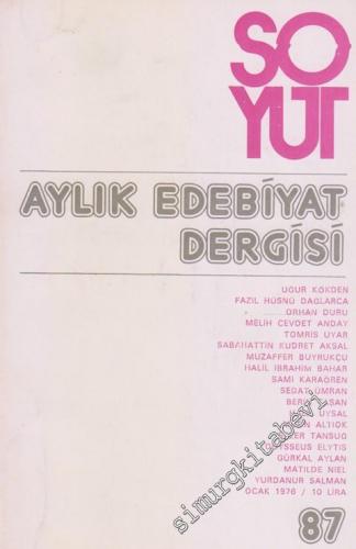 Soyut Aylık Edebiyat Dergisi - Sayı: 87, 1976      Ocak