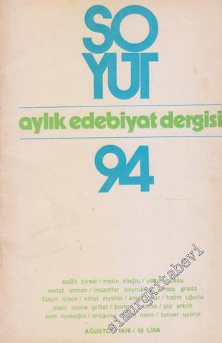 Soyut Aylık Edebiyat Dergisi - Sayı: 94 Ağustos