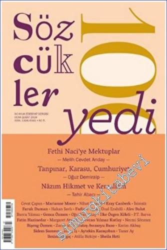 Sözcükler İki Aylık Edebiyat Dergisi - Fethi Naci'ye Mektuplar - Sayı:
