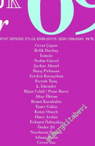 Sözcükler İki Aylık Edebiyat Dergisi  - Sayı: 69      Eylül - Ekim