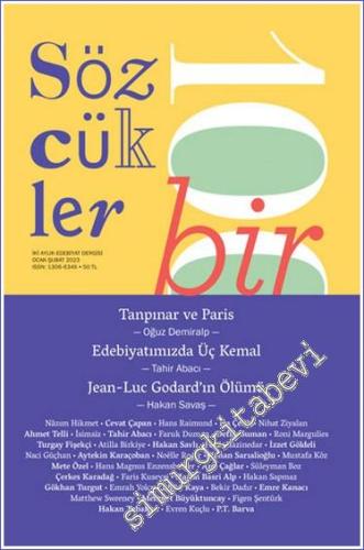 Sözcükler İki Aylık Edebiyat Dergisi - Tanpınar ve Paris - Sayı: 101 O