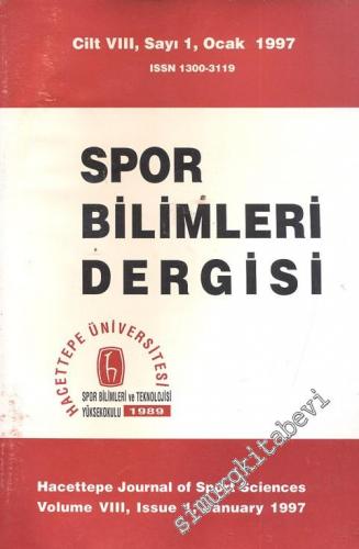 Spor Bilimleri Dergisi - Cilt: 8, Sayı: 1, Ocak 1997