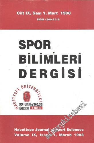 Spor Bilimleri Dergisi - Cilt: 9, Sayı: 1, Mart 1997