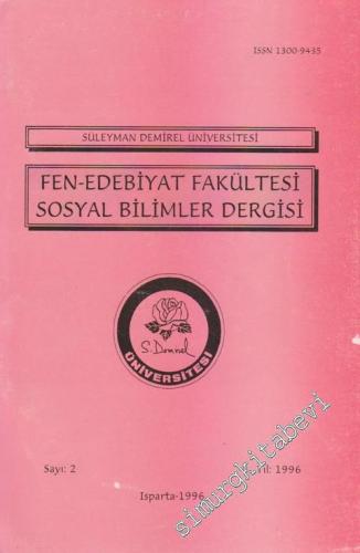 Süleyman Demirel Üniversitesi Fen - Edebiyat Fakültesi Sosyal Bilimler