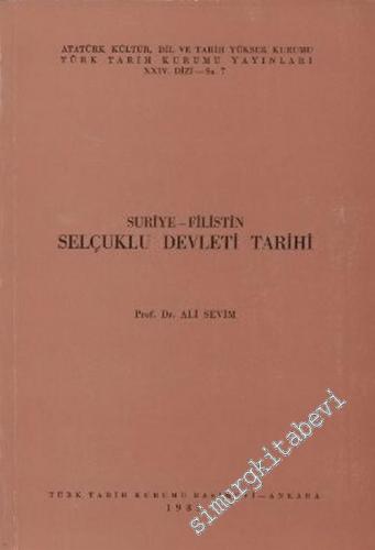 Suriye ve Filistin Selçukluları Tarihi -        1989