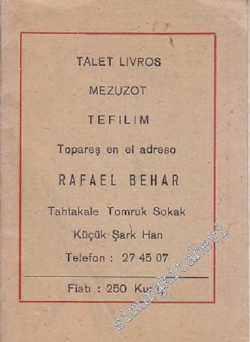 Takvim Musevi Günlemeci Kalendaryo -