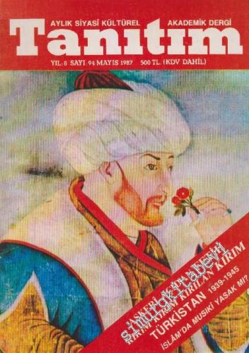 Tanıtım Aylık Siyasi Kültürel Akademik Dergi - Sayı: 94    8  Mayıs