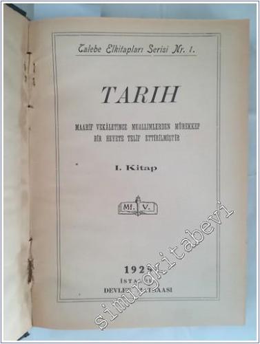 Tarih 1. Kitap / Tarih 2. Kitap  : Talebe Elkitapları Serisi 1 (2 Kitap Tek Ciltte) -        1929