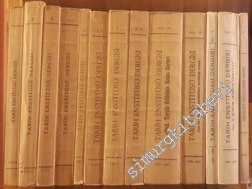 Tarih Enstitüsü Dergisi, Sayı: 1 - 16; Yıl: 1970 - 1998 TAKIM -        1970