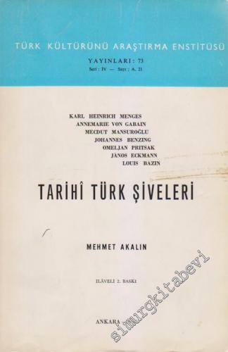 Tarihi Türk Şiveleri -        1988