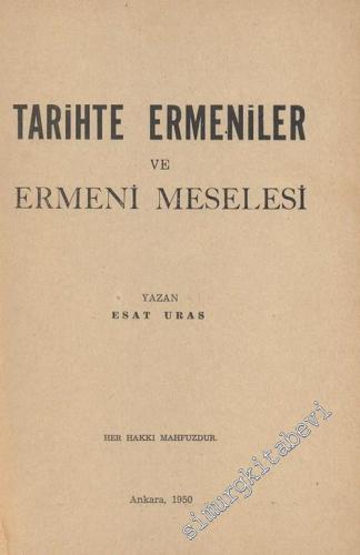 Tarihte Ermeniler ve Ermeni Meselesi -        1950