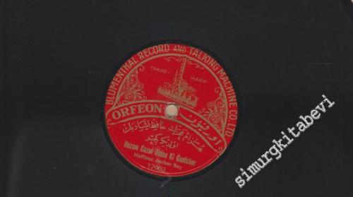 Taş Plak - Haffuz Jachar Bey ( Hafız Yaşar Bey ) (12901-12902) -