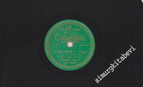 Taş Plak: Şecaattin Tanyerli - Necdet Koyutürk Orkestrası(RT 1910) -