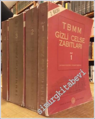 TBMM Türkiye Büyük Millet Meclisi Gizli Celse Zabıtları [24 Nisan 1336 (1920) - 25 Teşrinievvel 1934 ]  4 Cilt TAKIM -