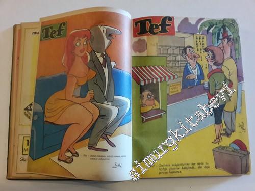 Tef Haftalık Siyasi Mizah Gazetesi: Sayı 28 - 54: (12 Şubat 1955 - 13 Temmuz 1955) -   Cilt: 2-3     1955