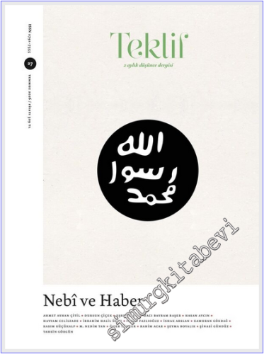 Teklif Dergisi - Nebi ve Haber - Sayı: 27 Temmuz
