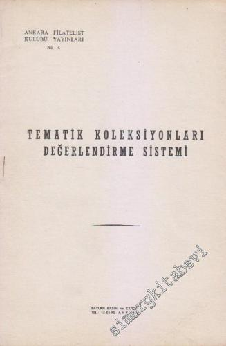 Tematik Koleksiyonları Değerlendirme Sistemi -