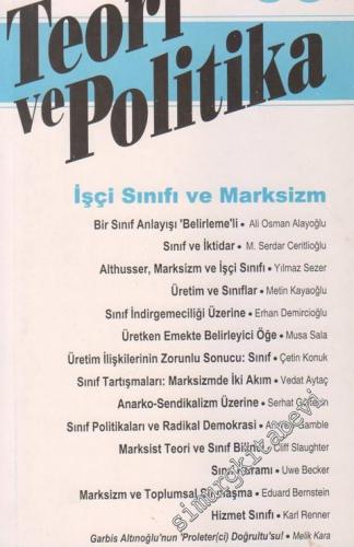 Teori ve Politika Dergisi - Dosya: İşçi Sınıfı ve Marksizm - 19, 20