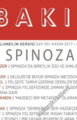 Teorik Bakış Dergisi - Dosya: Spinoza - Sayı: 9      Kasım