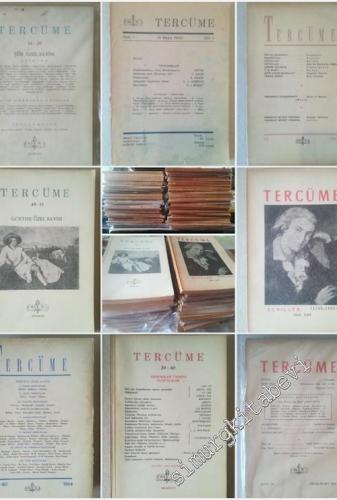 Tercüme Dergisi Sayı: 1 - 87 - Yıl: Mayıs 1940 - Temmuz - Eylül 1966 TAKIM -        1940