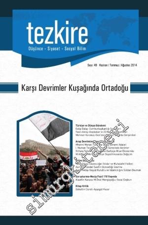 Tezkire Düşünce, Siyaset, Sosyal Bilim Dergisi - Dosya: Karşı Devrimle
