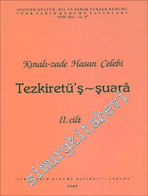 Tezkiretü'ş - Şuara 2 Cilt TAKIM -        1981