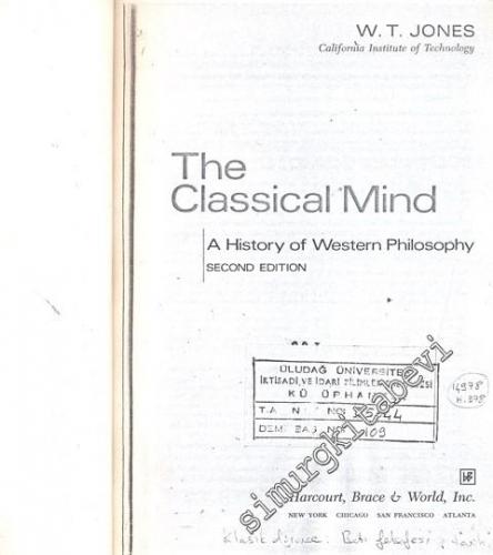 The Classical Mind: A History Of Western Philosophy FOTOKOPİ -