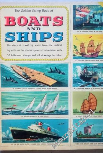 The Golden Stamp Book of Boats and Ships -        1956