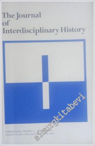 The Journal Of Interdisciplinary History - Sayı: 2 - Vol: 32      Autumn 2001
