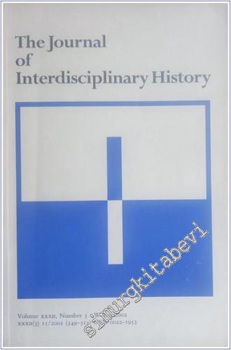 The Journal Of Interdisciplinary History - Sayı: 3  - Vol: 33      Winter 2003