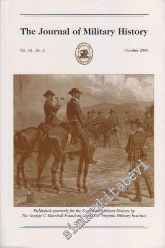 The Journal of Military History - Volume 64, No: 4, October 2000