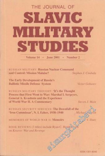 The Journal of Slavic Military Studies - Volume 14, No: 2, June 2001