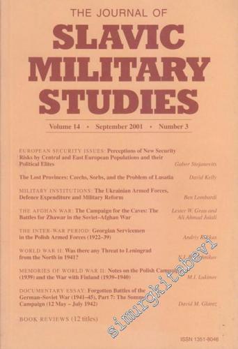 The Journal of Slavic Military Studies - Volume 14, No: 3, September 2001