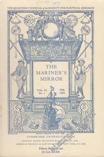 The Mariner's Mirror - No: 1 Vol: 52 February