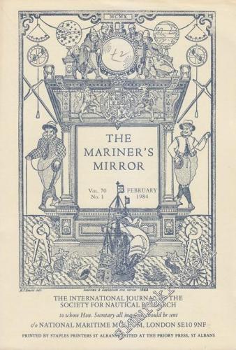 The Mariner's Mirror - No: 1, Vol: 70 February