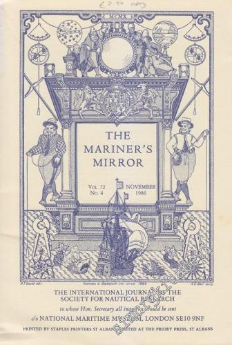 The Mariner's Mirror - No: 4 72 72 November