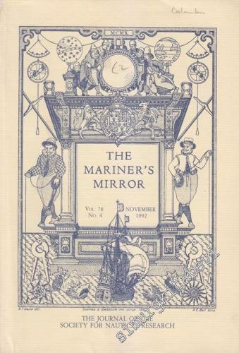 The Mariner's Mirror - No: 4  Vol: 78     November