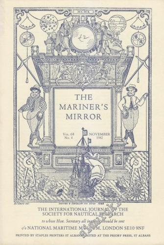 The Mariner's Mirror - Vol: 68 No: 4      November