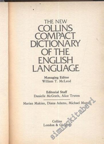 The New Colins Compact Dictionary of the English Language