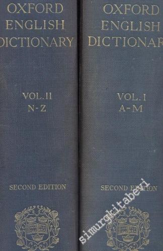 The Shorter Oxford English Dictionary 2 Cilt -        1936
