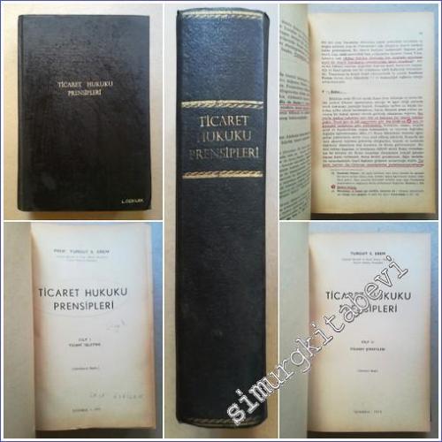 Ticaret Hukuku Prensipleri : Ticari İşletme - Ticaret Şirketleri 2 Cilt TAKIM -        1971
